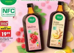 Biedronka Sok 100% NFC Vital Fresh, 500 ml oferta