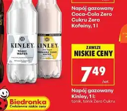 Biedronka Napój gazowany Kinley, 1 l oferta