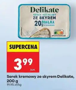 Biedronka Serek kremowy ze skyrem Delikate, 200 g oferta