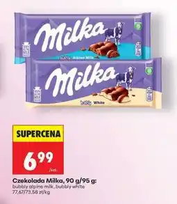 Biedronka Czekolada Milka, 90 g/95 g oferta