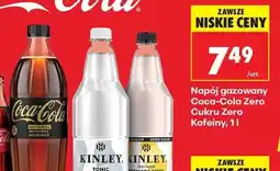 Biedronka Napój gazowany Coca-Cola Zero Cukru Zero Kofeiny, 1l oferta
