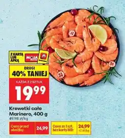 Biedronka Krewetki całe Marinero 400 g oferta