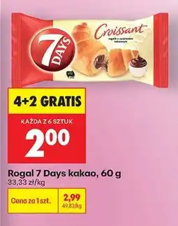 Biedronka Rogal 7 Days kakao 60 g oferta