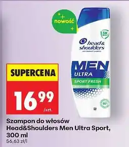 Biedronka Szampon do włosów Head&Shoulders Men Ultra Sport, 300 ml oferta