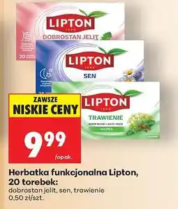 Biedronka Herbatka funkcjonalna Lipton, 20 torebek oferta