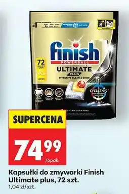 Biedronka Kapsułki do zmywarki Finish Ultimate Plus, 72 szt oferta