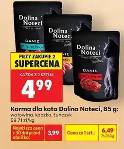 Biedronka Karma dla kota Dolina Noteci, 85 g oferta
