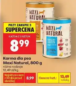 Biedronka Karma dla psa Maxi Natural, 800 g oferta