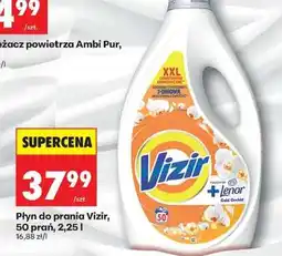 Biedronka Płyn do prania Vizir, 50 prań, 2,25 l oferta