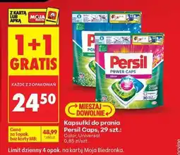 Biedronka Kapsułki do prania Persil Caps, 29 szt oferta