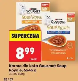 Biedronka Karma dla kota Gourmet Soup Royale, 6x45 g oferta