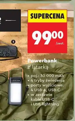 Biedronka Powerbank z latarką oferta