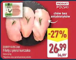 ALDI Filet z piersi kurczaka Dobry Kurczak oferta