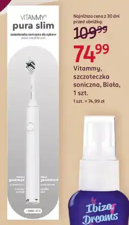 Rossmann Vitammy, szczoteczka soniczna, Biała oferta