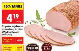 Biedronka Szynka wędzona czereśnią Kraina Wędlin Select oferta