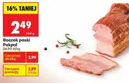 Biedronka Boczek paski Pekpol oferta
