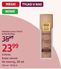 Rossmann Lirene, baza-serum do twarzy oferta