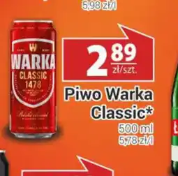 Nasz Sklep Piwo Warka Classic oferta