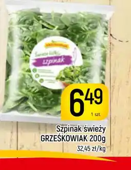 Delikatesy Piotruś Pan Szpinak świeży Grześkowiak oferta