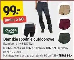 Jula Spodnie damskie outdoorowe oferta