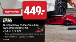 Jula Podnośnik o dużej wysokości podnoszenia niskoprofilowy 2,5 t 75-510 mm oferta