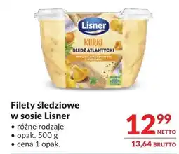 Makro Filety śledziowe w sosie Lisner oferta