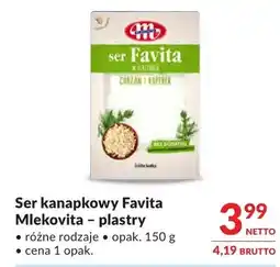 Makro Ser kanapkowy Favita Mlekovita - plastry oferta