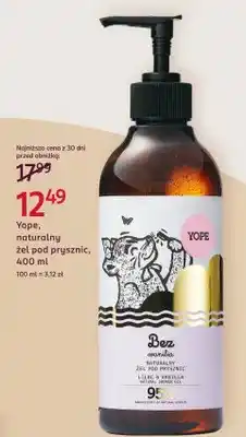Rossmann Żel pod prysznic naturalny oferta