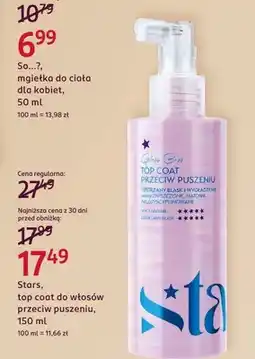 Rossmann Mgiełka do ciała dla kobiet So...? oferta