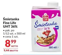 Makro Śmietanka Fine Life UHT 36% oferta