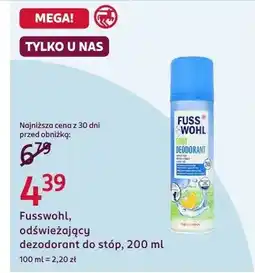 Rossmann Odświeżający dezodorant do stóp oferta