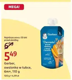 Rossmann Owsianka w tubce 6m+ oferta