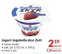 Makro Jogurt Jogobella skyr Zott różne smaki oferta