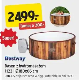 Jula Basen z hydromasażem 1123 l Ø180x66 cm oferta