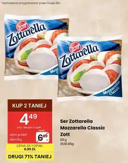 Delikatesy Centrum Ser Zottarella Mozzarella Classic oferta