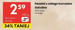 Delikatesy Centrum Pasztet z całego kurczaka Sokołów oferta