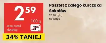 Delikatesy Centrum Pasztet z całego kurczaka Sokołów oferta