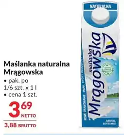 Makro Maślanka naturalna Mrągowska oferta