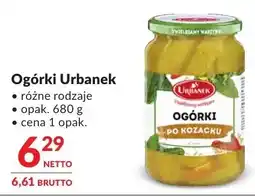 Makro Ogórki Urbanek różne rodzaje oferta