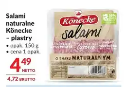 Makro Salami naturalne Könecke - plastry oferta