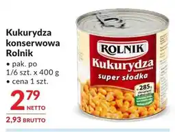 Makro Kukurydza konserwowa Rolnik oferta