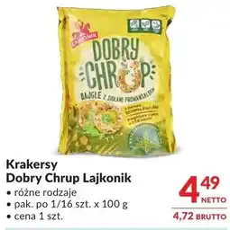 Makro Krakersy Dobry Chrup Lajkonik różne rodzaje oferta