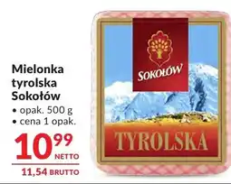 Makro Mielonka tyrolska Sokołów oferta