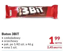 Makro Baton 3BIT czekoladowy + orzechowy oferta