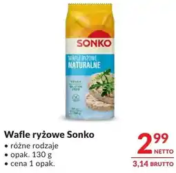 Makro Wafle ryżowe Sonko różne rodzaje oferta