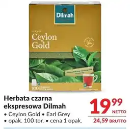 Makro Herbata czarna ekspresowa Dilmah Ceylon Gold + Earl Grey oferta