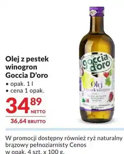 Makro Olej z pestek winogron Goccia D'oro oferta