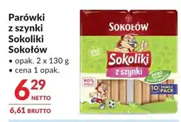 Makro Parówki z szynki Sokoliki Sokołów oferta