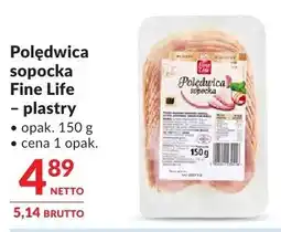 Makro Polędwica sopocka Fine Life - plastry oferta