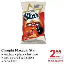 Makro Chrupki Maczugi Star ketchup, pizza, fromage oferta